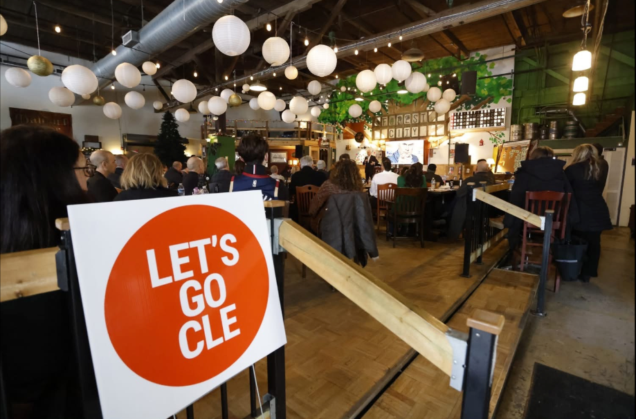 LET’S GO CLE attendees at Forest City Brewing
