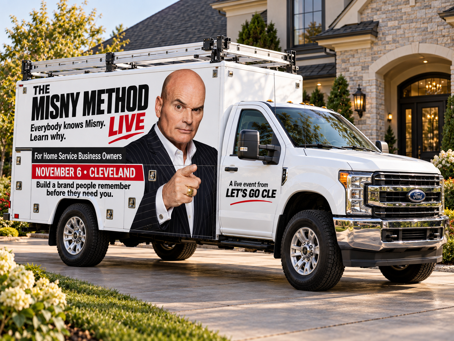 Cleveland Home Service Growth Summit wrapped service truck